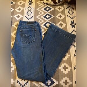 RockNRoll Women’s 30X34 Trouser Jeans High Rise